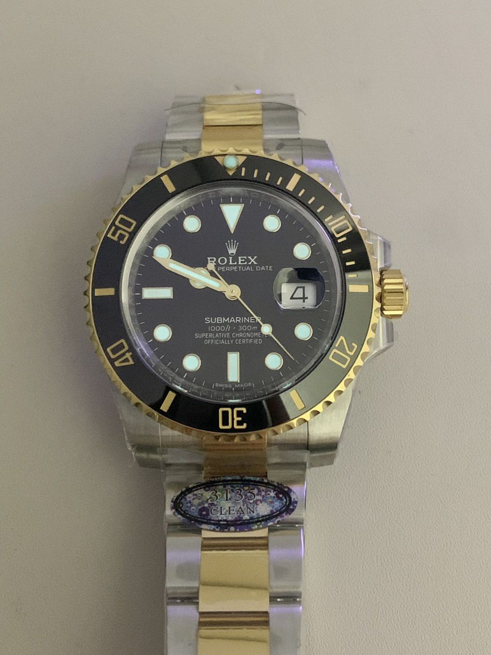 视频评测Clean C厂劳力士潜航者型顶级复刻手表116613LN-0001间金黑水鬼 / R981