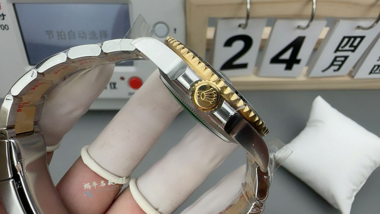 视频评测Clean C厂劳力士潜航者型顶级复刻手表116613LN-0001间金黑水鬼 / R981