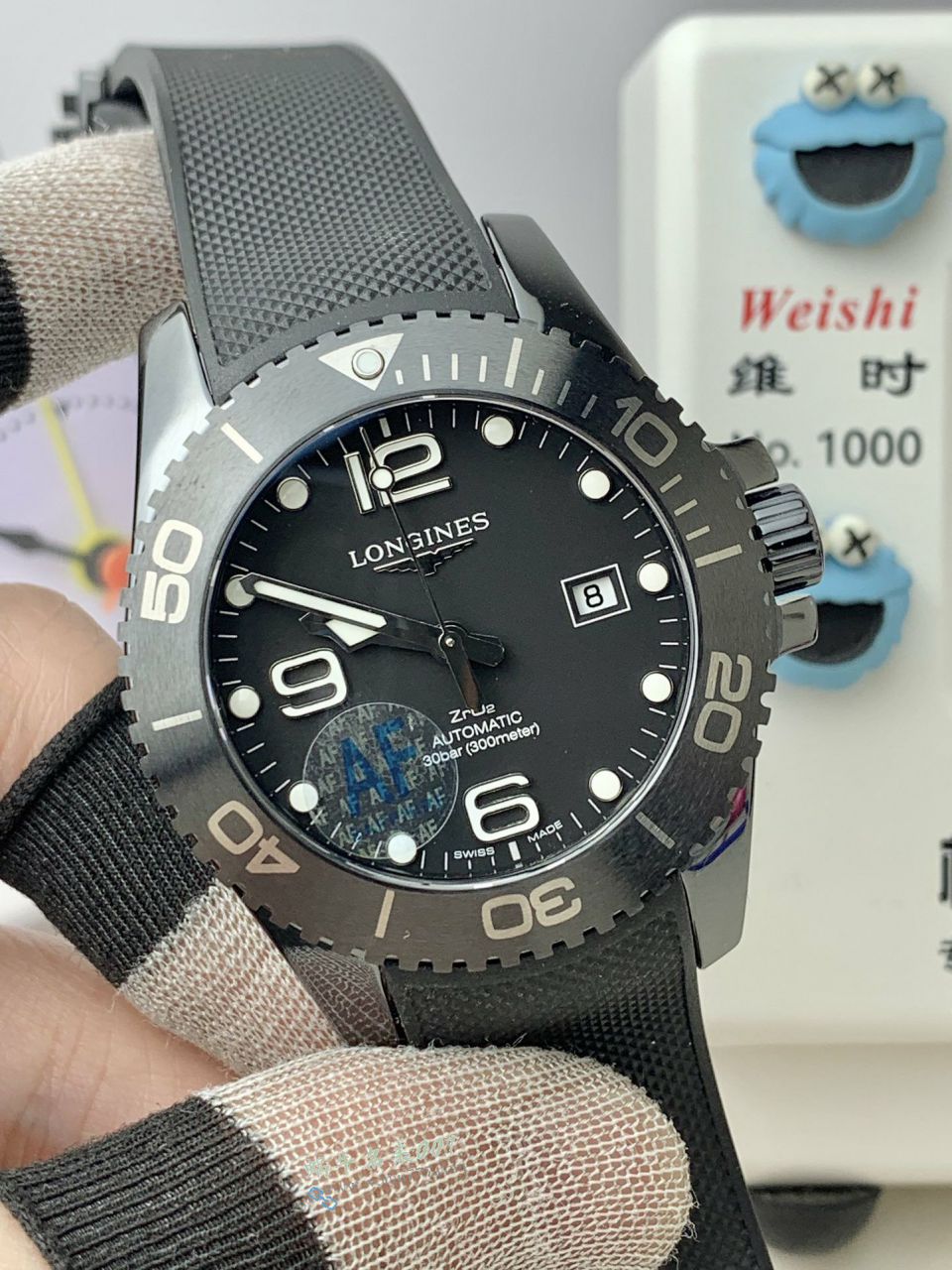 AF浪琴康卡斯43mm陶瓷复刻手表L3.784.4.56.9腕表 / L185