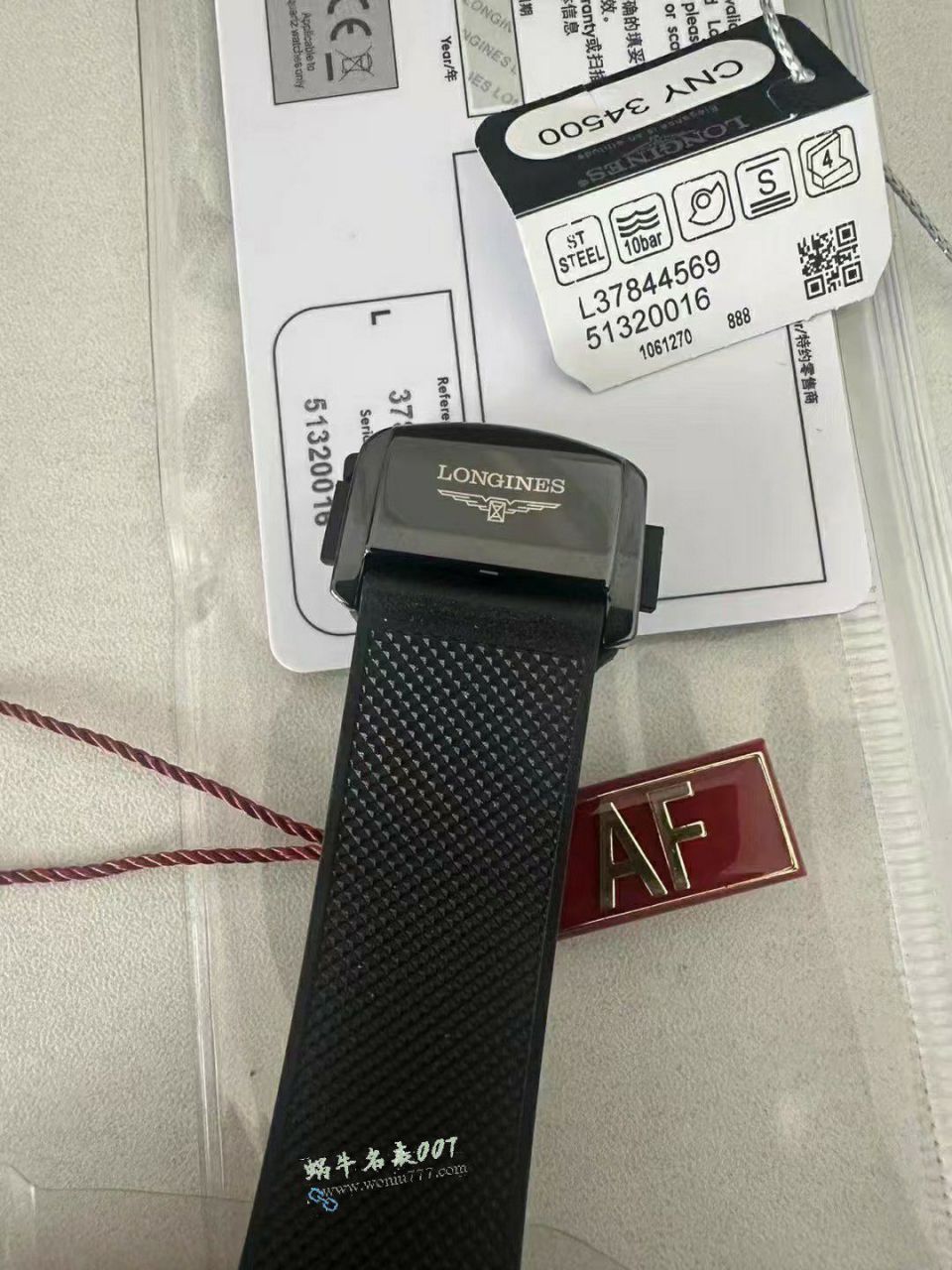 AF浪琴康卡斯43mm陶瓷复刻手表L3.784.4.56.9腕表 / L185