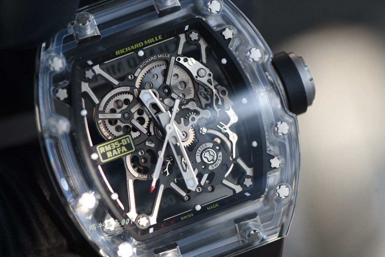 Sonic新品理查德米勒RM35-01 复刻手表AET公司改装隐藏版升级水晶玻璃腕表 / SOAET0351B