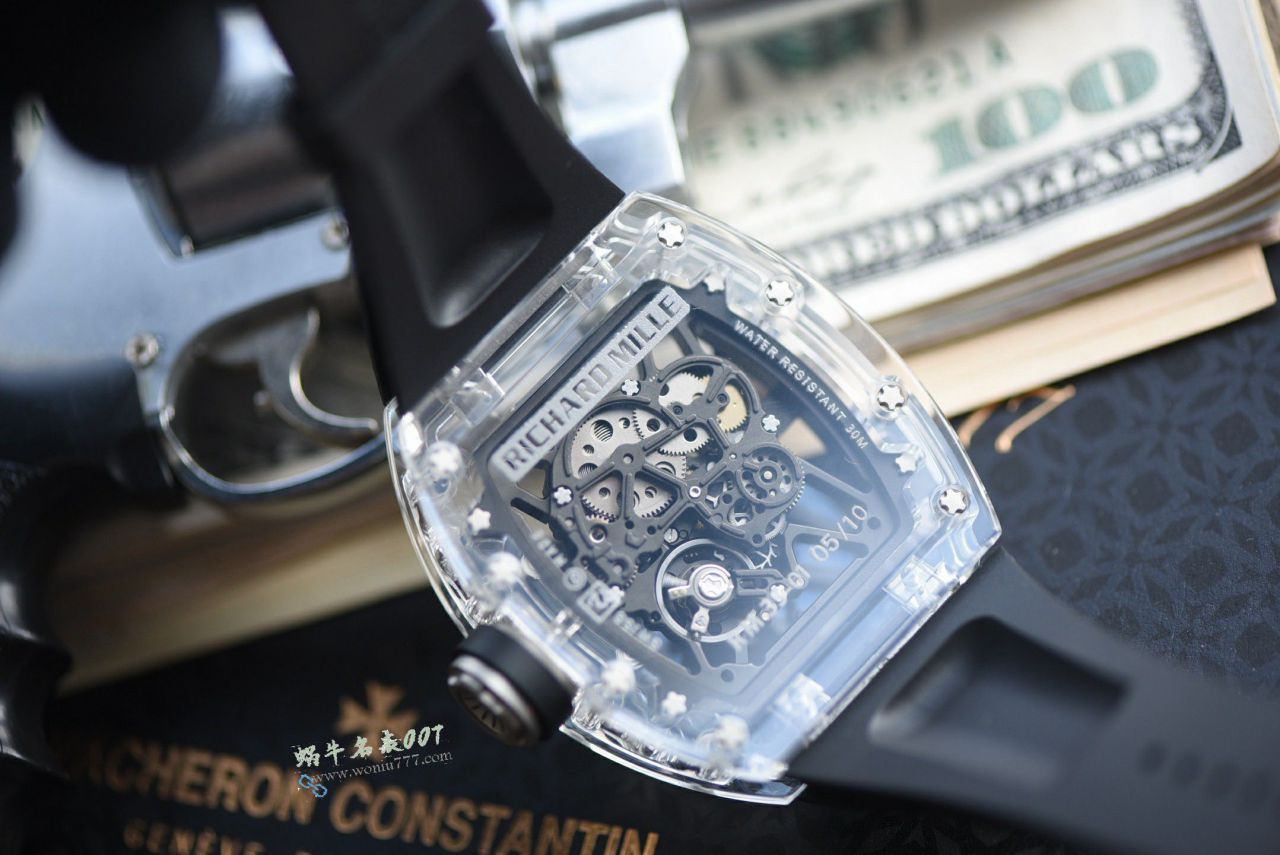 Sonic新品理查德米勒RM35-01 复刻手表AET公司改装隐藏版升级水晶玻璃腕表 / SOAET0351B
