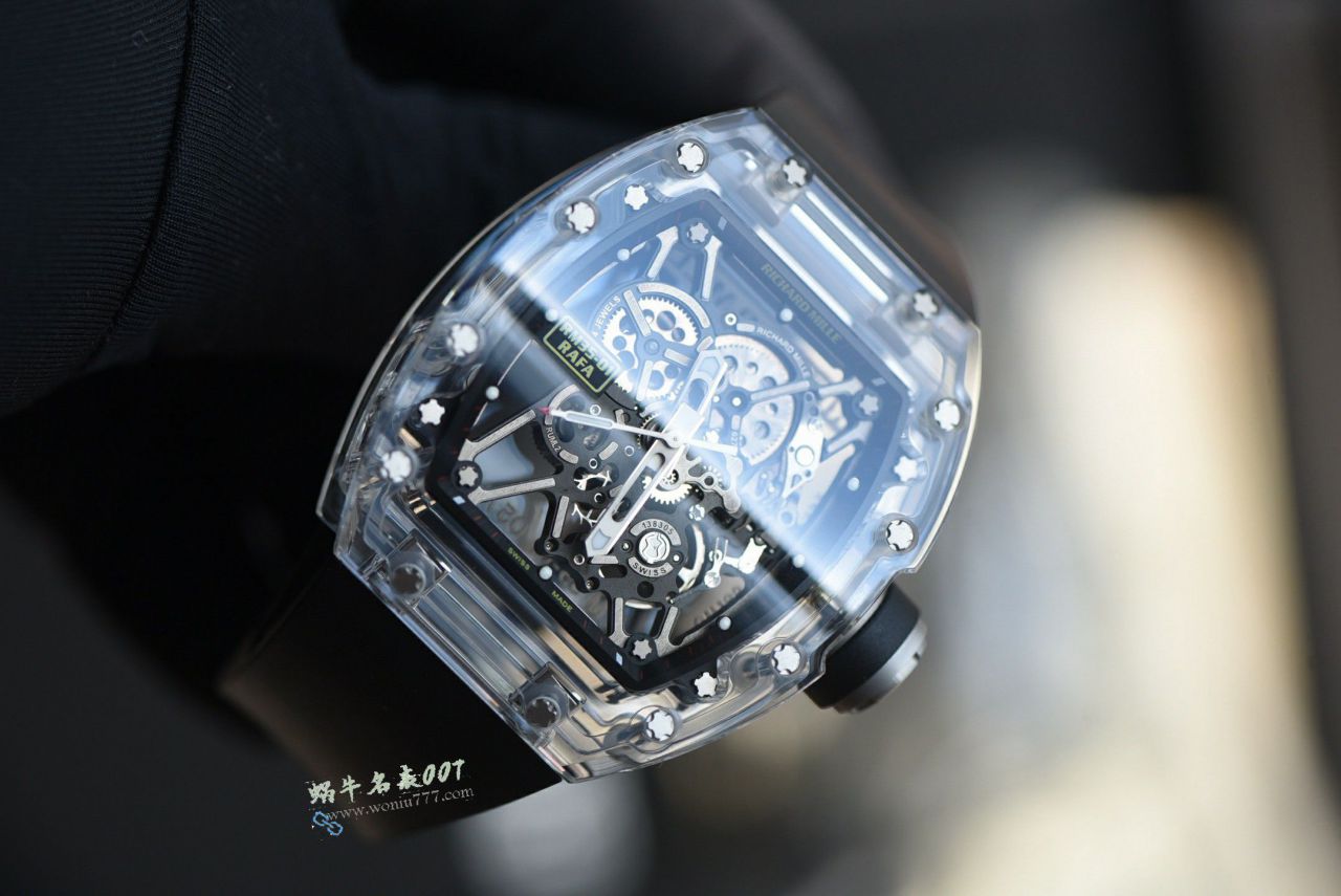 Sonic新品理查德米勒RM35-01 AET公司改装隐藏版升级水晶玻璃腕表 / SOAET0351A