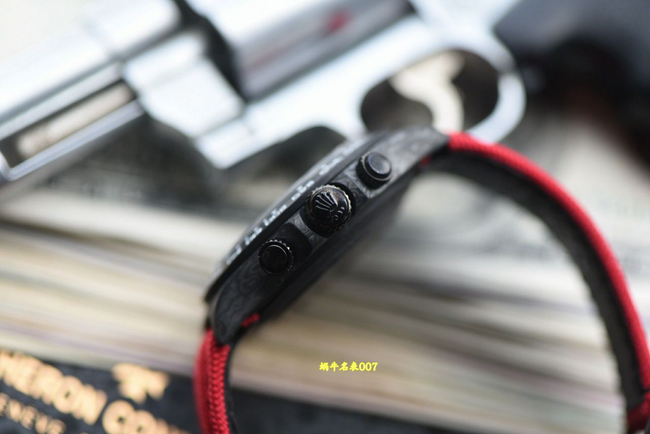 N厂行业最高版本Diw定制版ROLEX劳力士迪通拿全碳纤维壳腕表 / R990