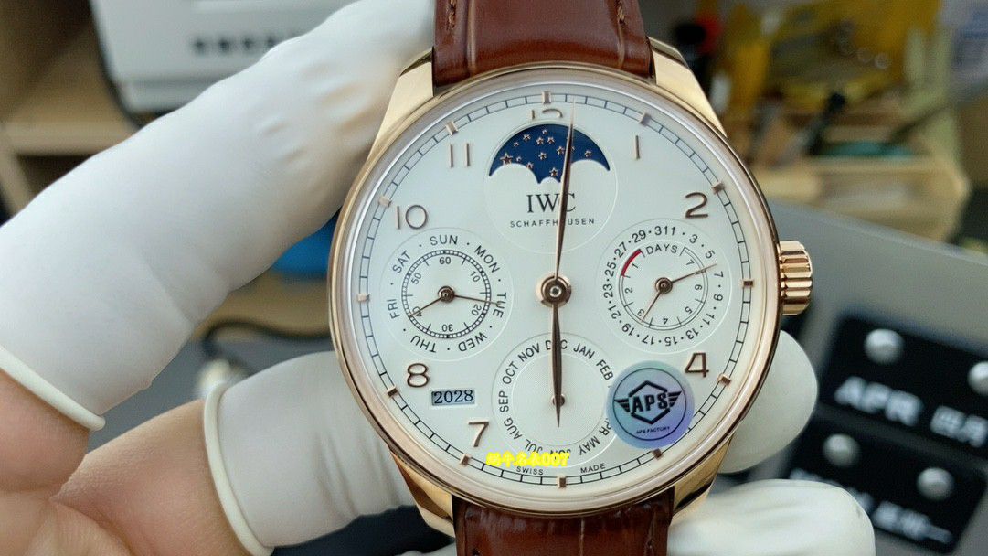 APS万国万年历顶级复刻手表葡萄牙系列IW503404腕表 / WG662