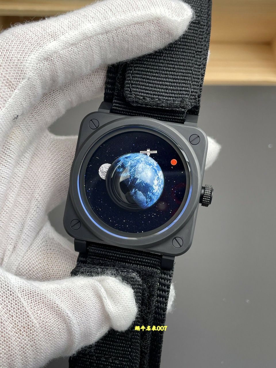 M+太空朋克柏莱士INSTRUMENTS系列BR03A-EMM-CE/SRB腕表 / BR068