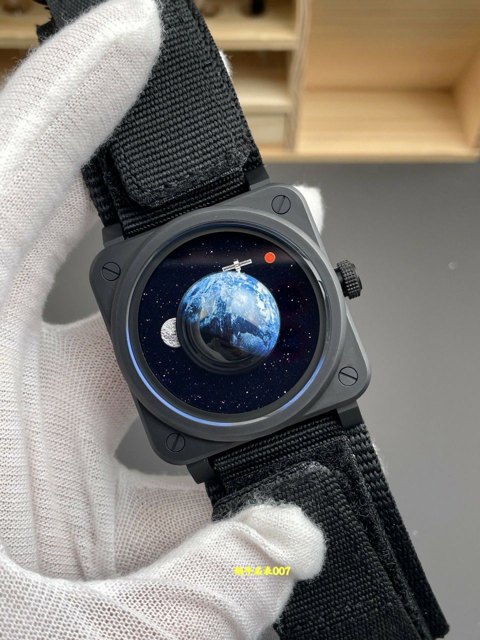 M+太空朋克柏莱士INSTRUMENTS系列BR03A-EMM-CE/SRB腕表 / BR068