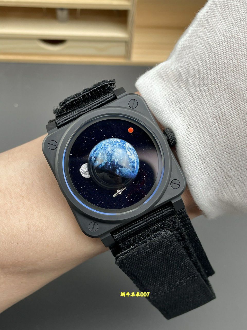 M+太空朋克柏莱士INSTRUMENTS系列BR03A-EMM-CE/SRB腕表 / BR068