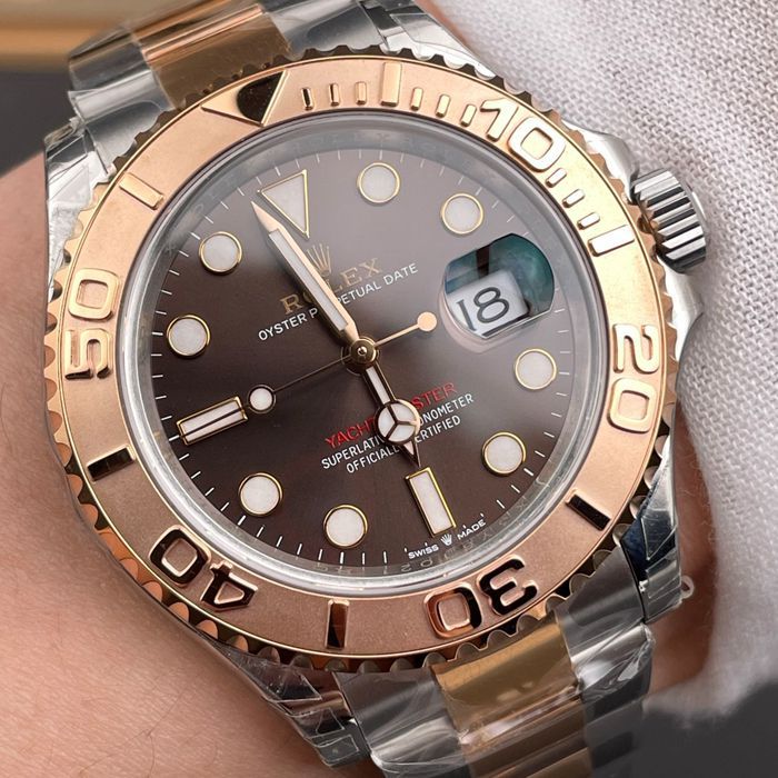 VS厂间玫金游艇巧克力盘劳力士游艇名仕型系列m126621-0001腕表
