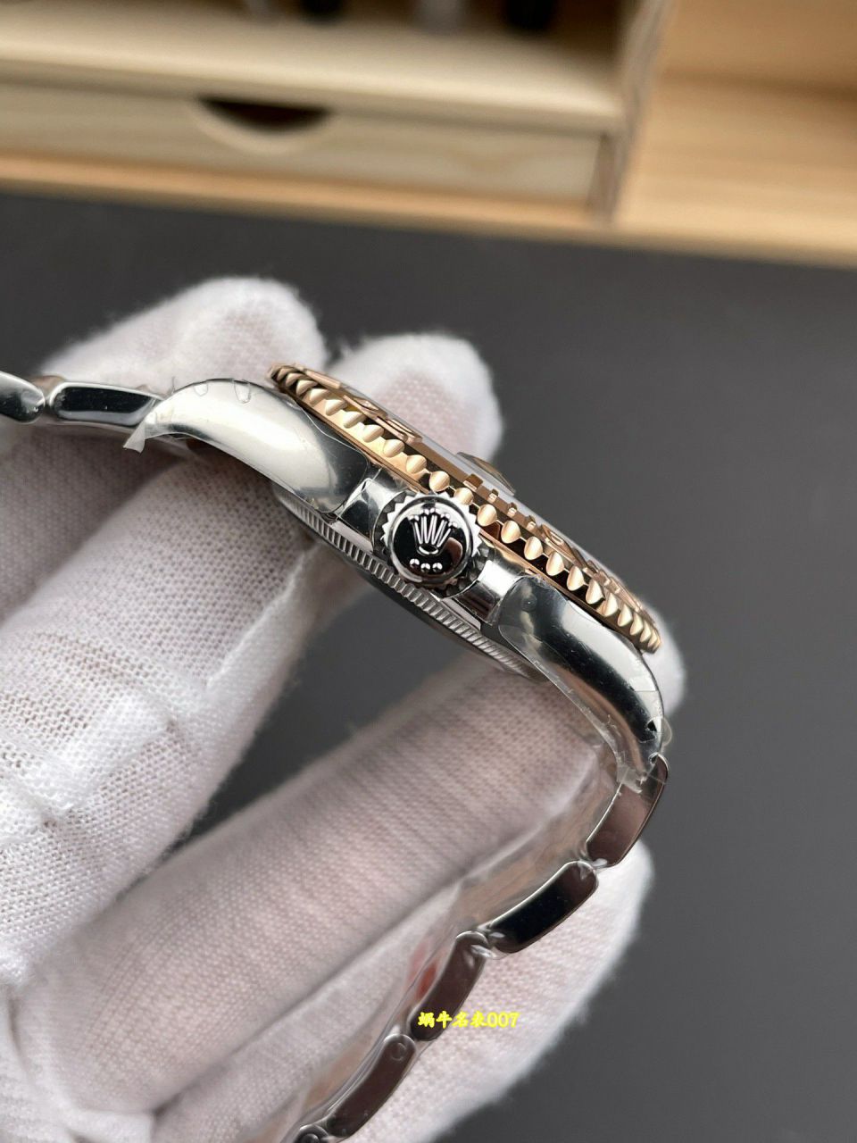 VS厂间玫金游艇巧克力盘劳力士游艇名仕型系列m126621-0001腕表 / R1021