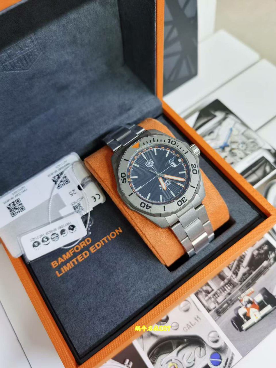 原单泰格豪雅竞潜系列WAY208F.BF0638腕表(Bamford Watch 限量版) / TG120