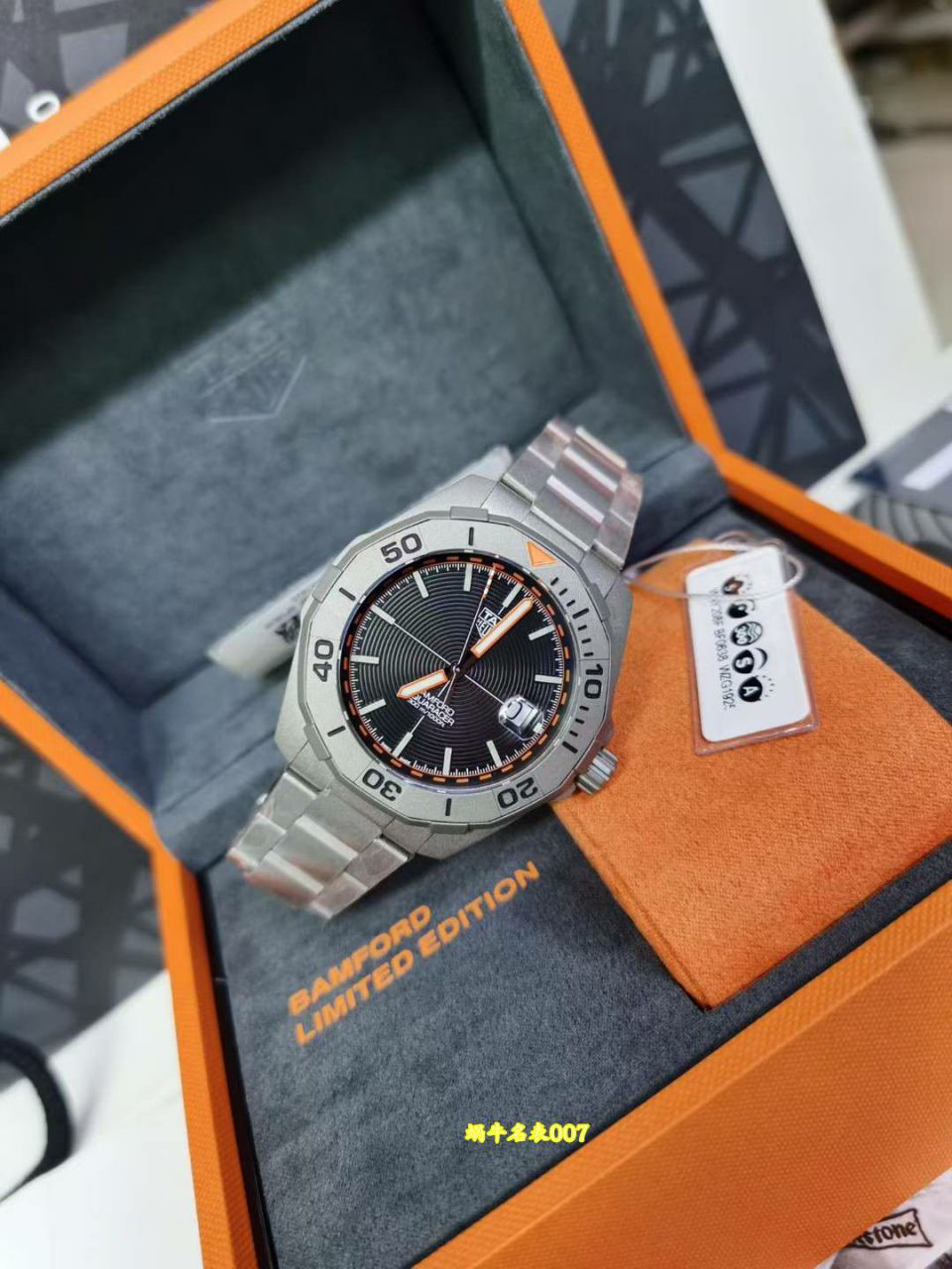 原单泰格豪雅竞潜系列WAY208F.BF0638腕表(Bamford Watch 限量版) / TG120
