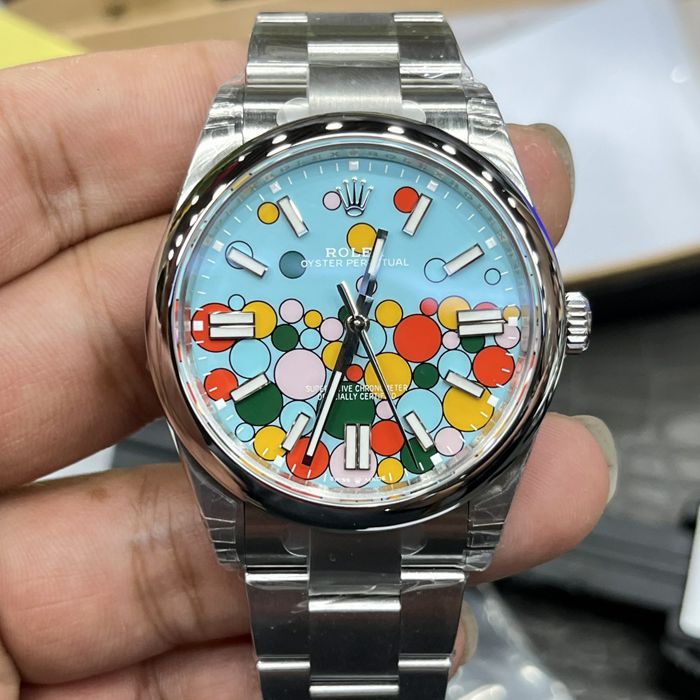 视频评测VS厂劳力士蚝式恒动系列m124300-0008气球泡泡盘（41毫米）腕表