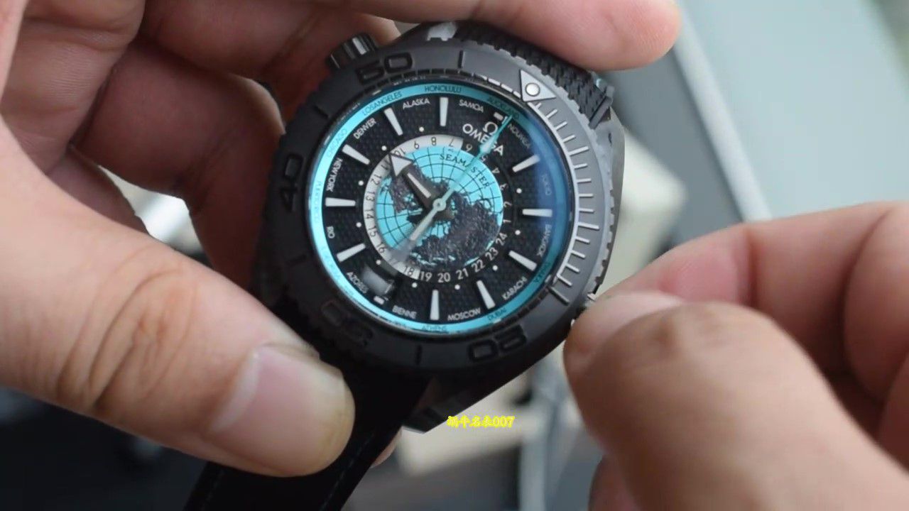 视频评测VS厂欧米茄海马世界时600米215.92.46.22.01.006和215.92.46.22.01.007腕表 / R836