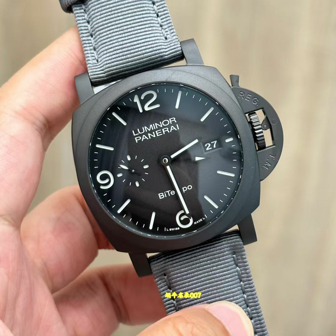 VS沛纳海 PAM1467 PAM01467 Luminor BiTempo Titanium DLC 纽约限量版腕表 / VSPAM1467