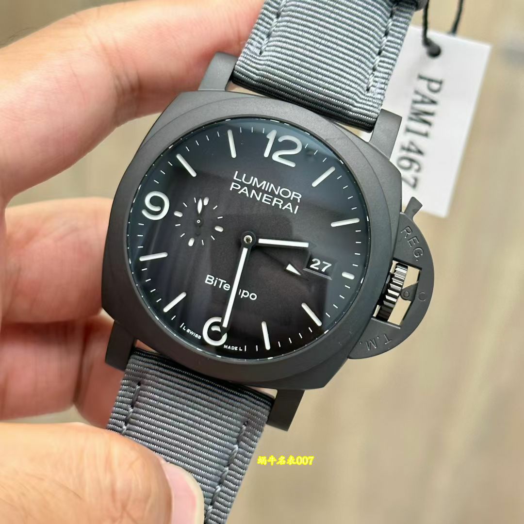 VS沛纳海 PAM1467 PAM01467 Luminor BiTempo Titanium DLC 纽约限量版腕表 / VSPAM1467