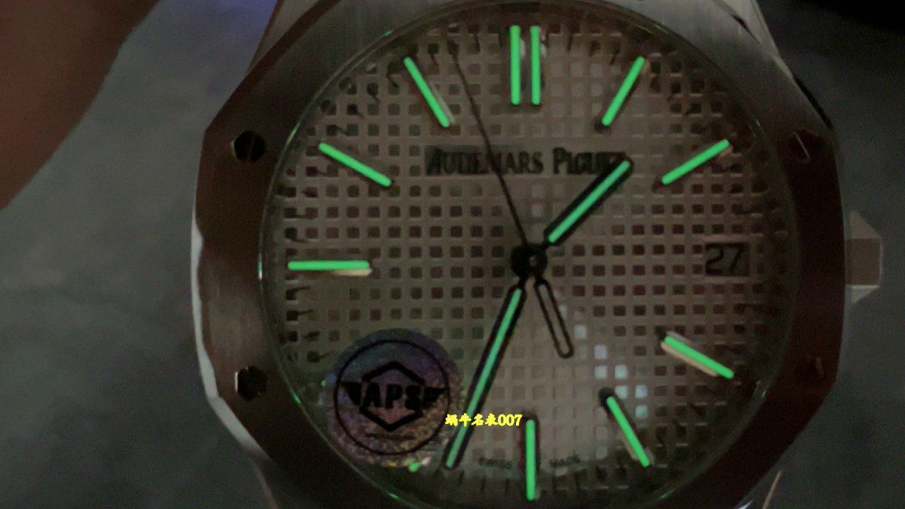 APS厂终极版爱彼皇家橡树白面15500ST.OO.1220ST.04腕表 / AP377