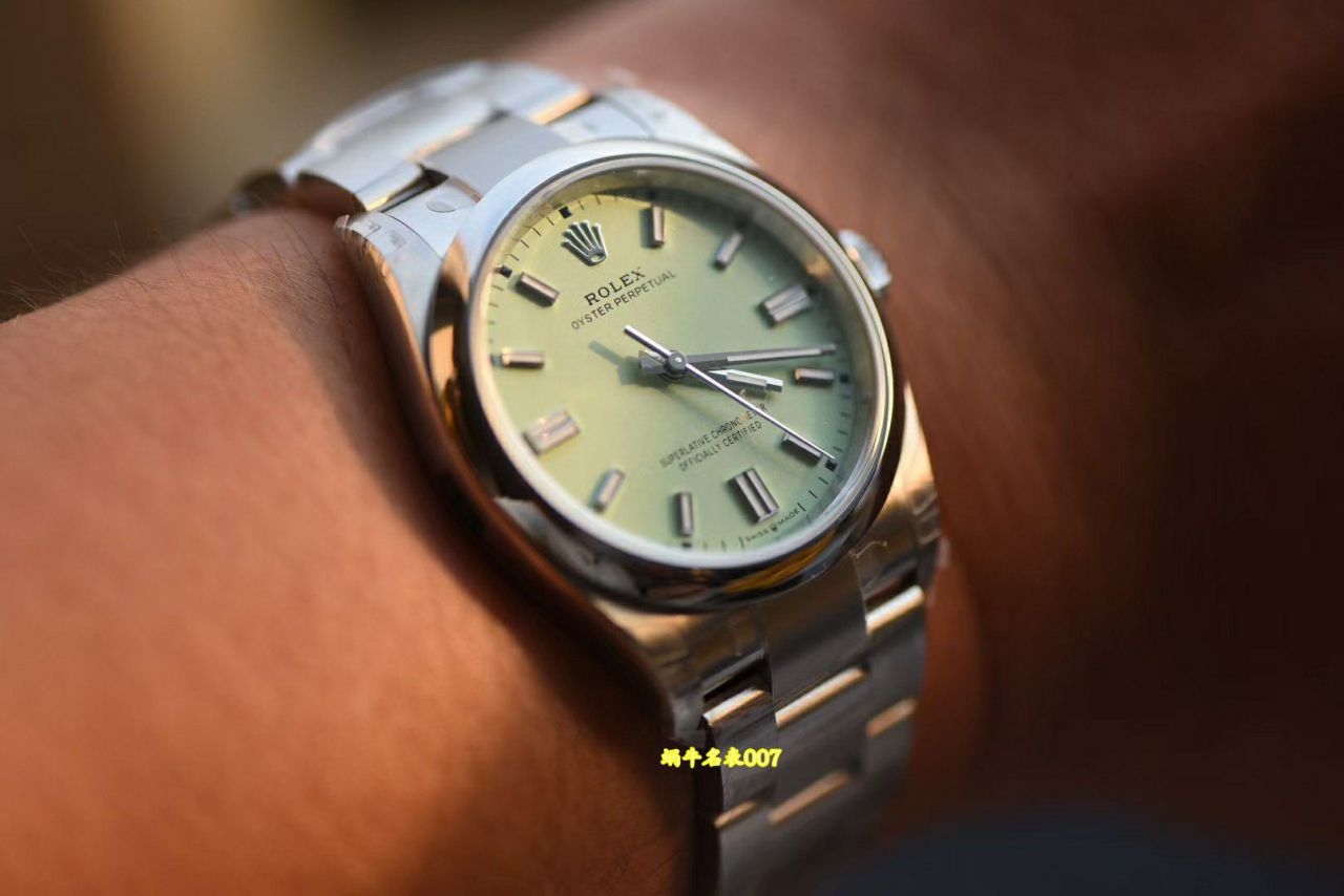 VS厂劳力士蚝式恒动36毫米开心果126000-0011腕表 / R1066