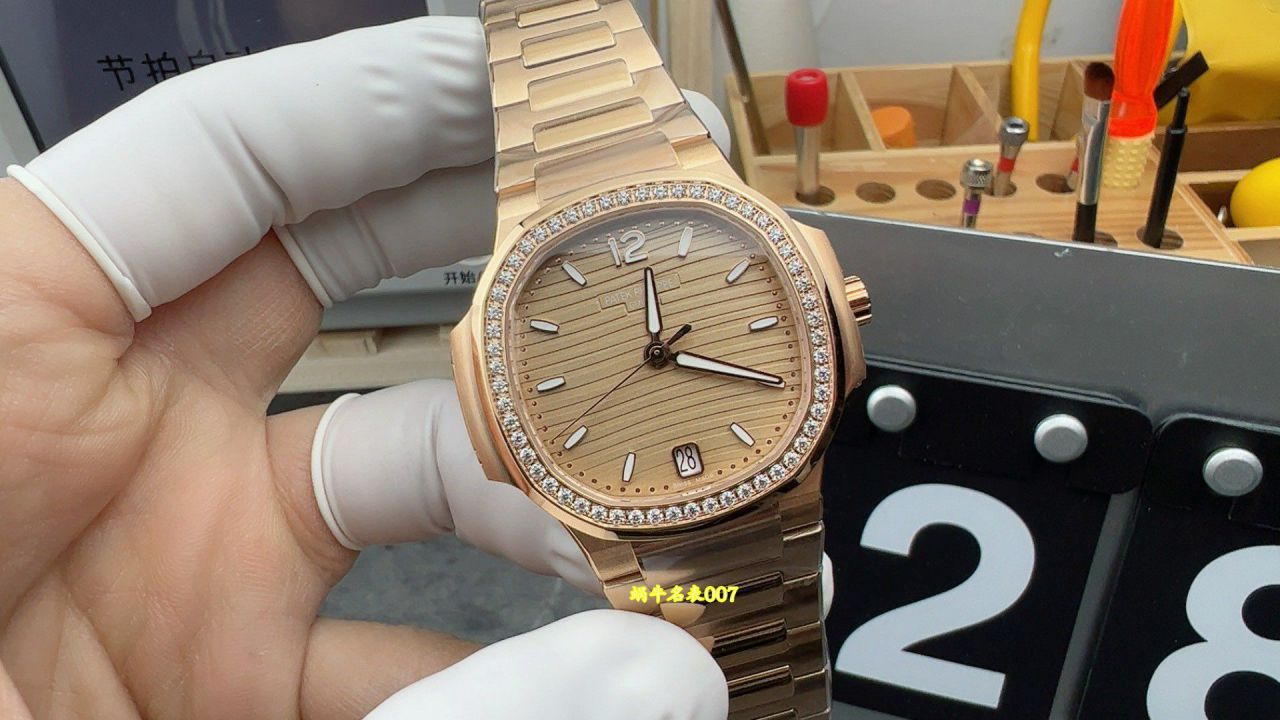 3K厂百达翡丽运动优雅系列7118/1200R-001腕表(女装鹦鹉螺) / BD536