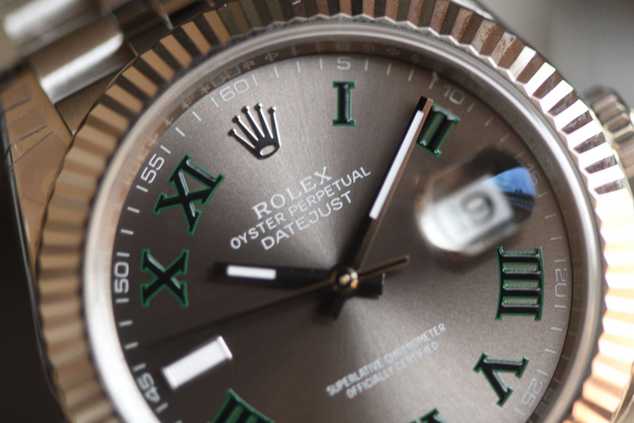 VS劳力士日志型系列m126334-0022腕表(绿罗&绿萝) /  