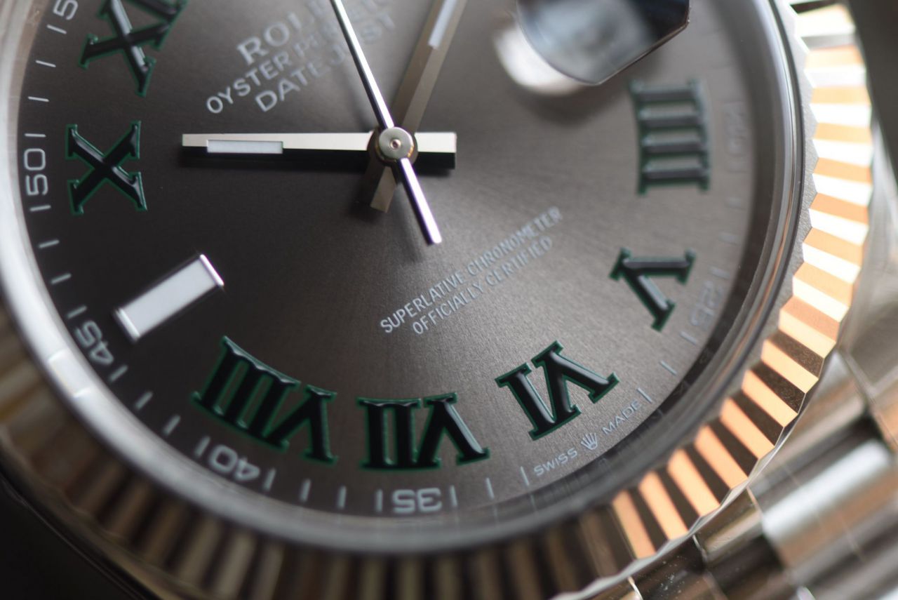 VS劳力士日志型系列m126334-0022腕表(绿罗&绿萝) /  