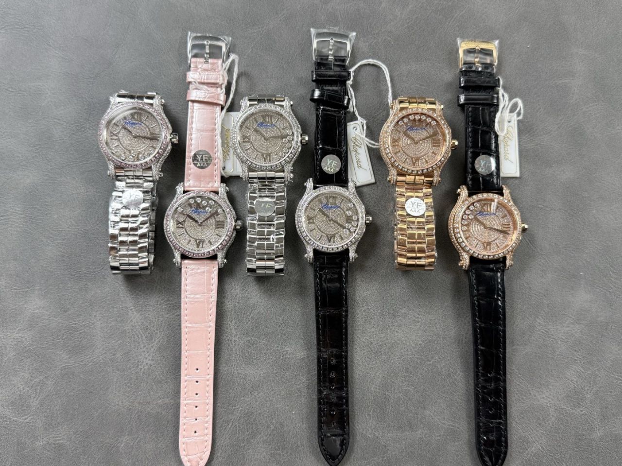 2025年YF Factory萧邦快乐钻最新款满天星腕表 /  