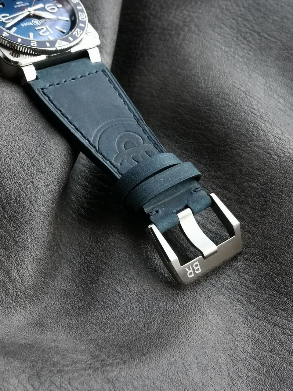 柏莱士INSTRUMENTS系列BR0393-BLU-ST/SCA腕表 /  