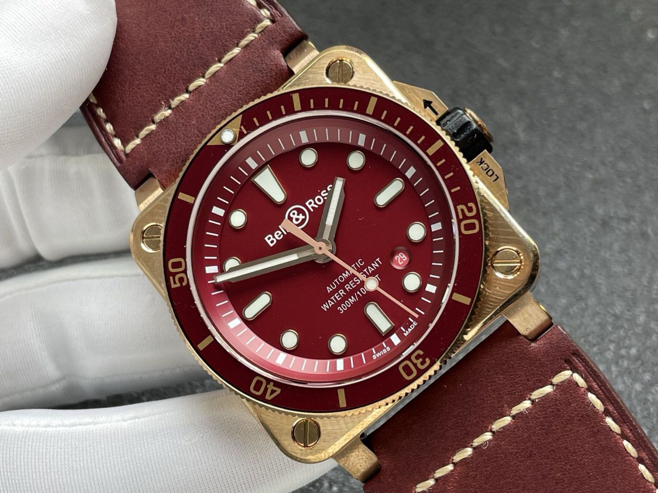 柏莱士INSTRUMENTS系列BR0392-D-G-BR/SCA腕表 /  