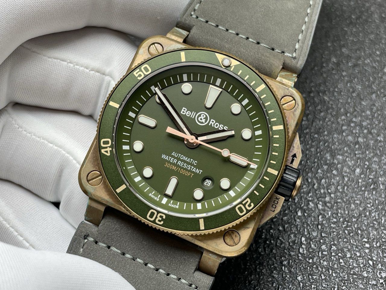 柏莱士INSTRUMENTS系列BR0392-D-G-BR/SCA腕表 /  