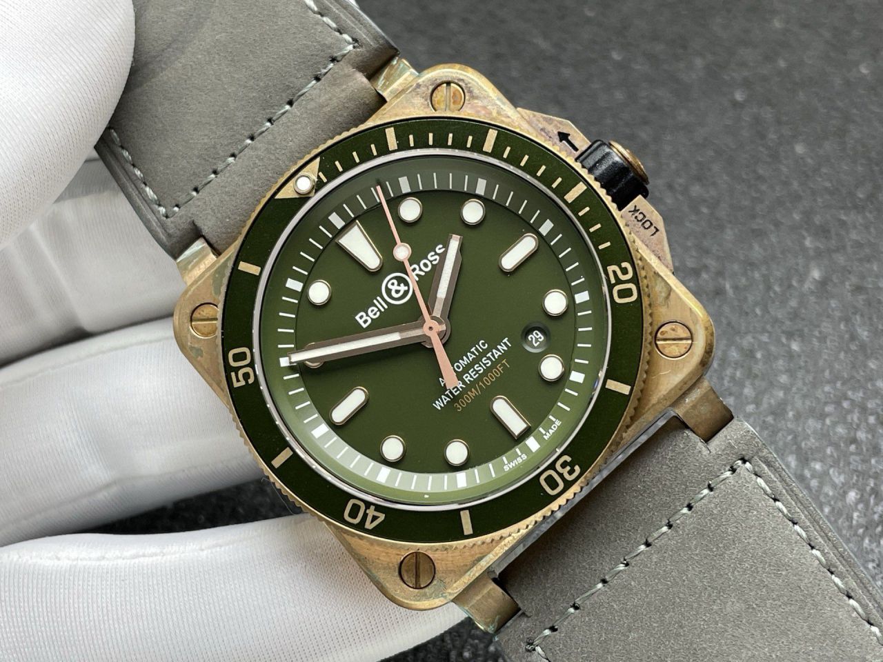 柏莱士INSTRUMENTS系列BR0392-D-G-BR/SCA腕表 /  