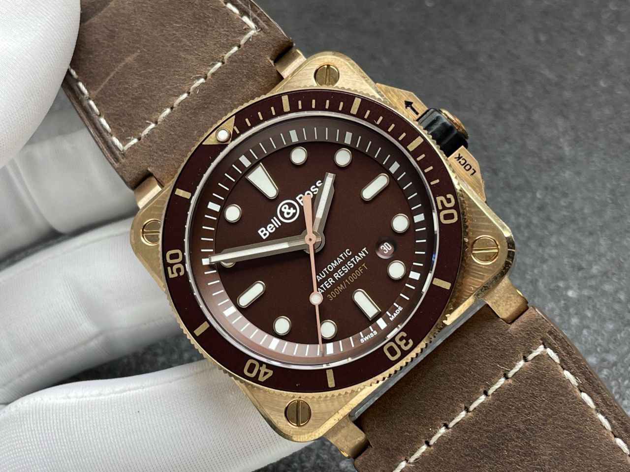 柏莱士INSTRUMENTS系列BR0392-D-BR-BR/SCA腕表 /  