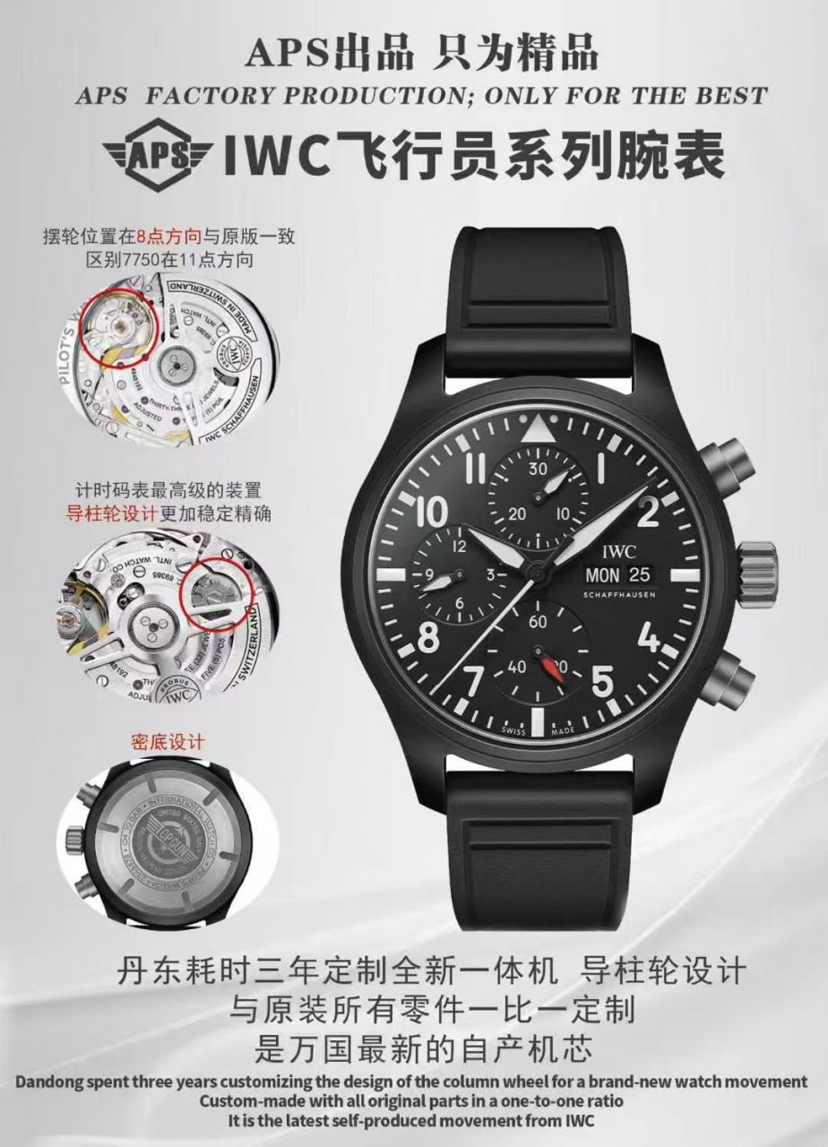 APS厂IWC万国表飞行员系列IW389105腕表(“太浩湖”特别版) / IW670