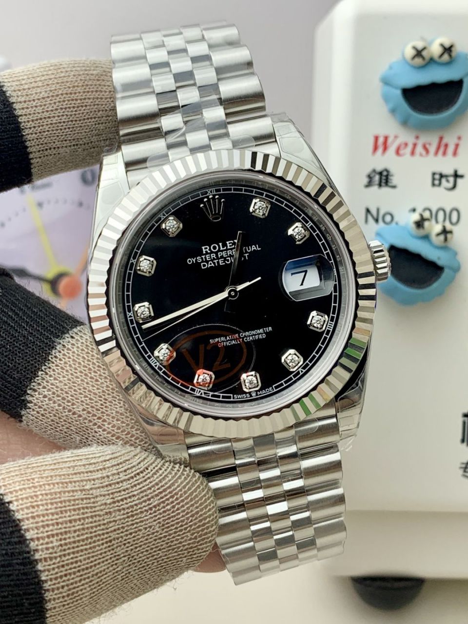 VS劳力士日志型V2系列m126334-0012腕表 /  