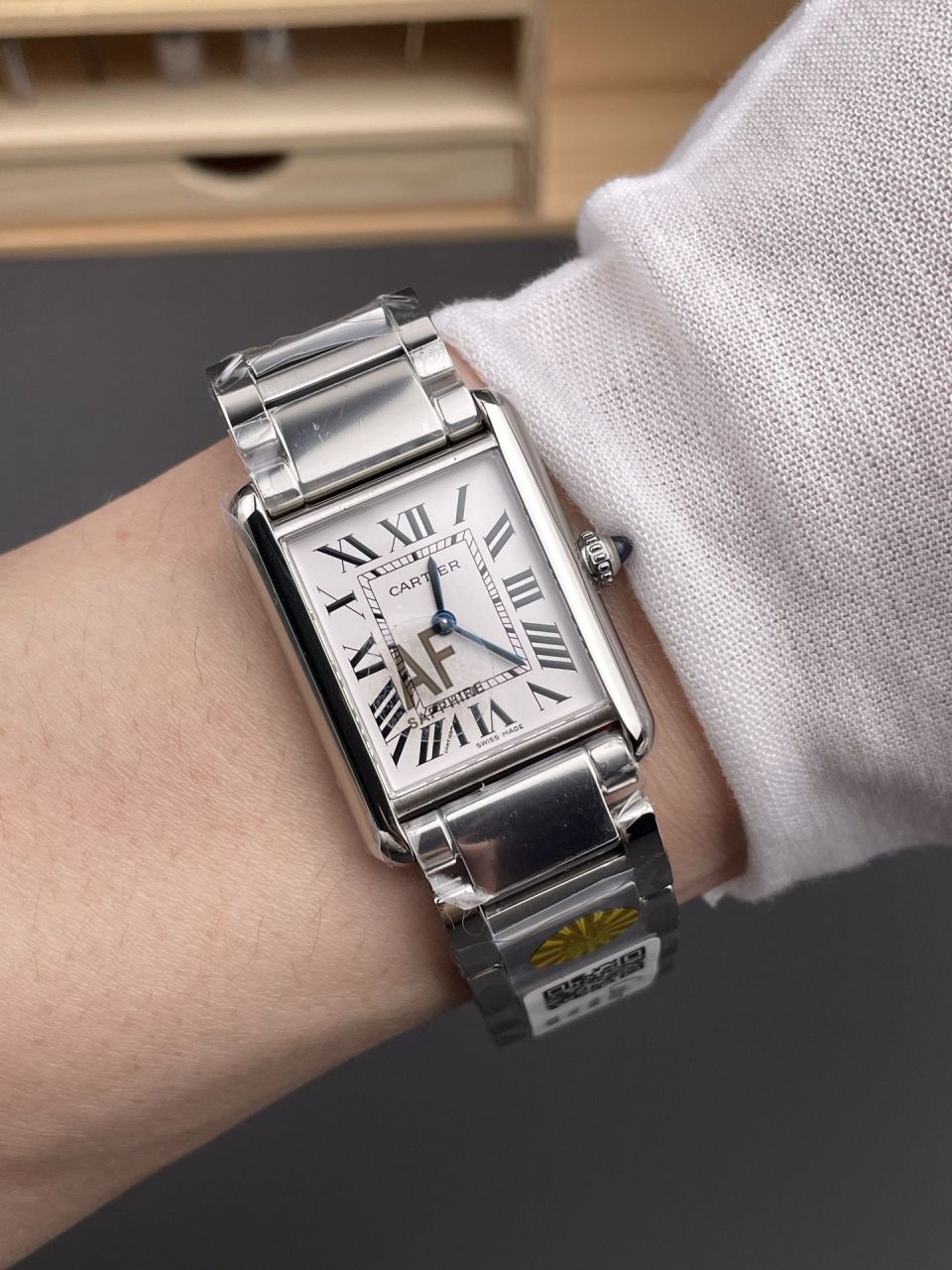 AF坦克钢带款中号卡地亚坦克系列WSTA0106腕表 /  