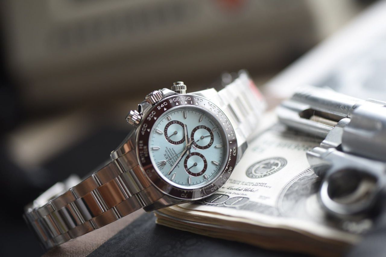 VS劳力士宇宙计型迪通拿系列m126506-0002腕表(冰蓝迪) /  