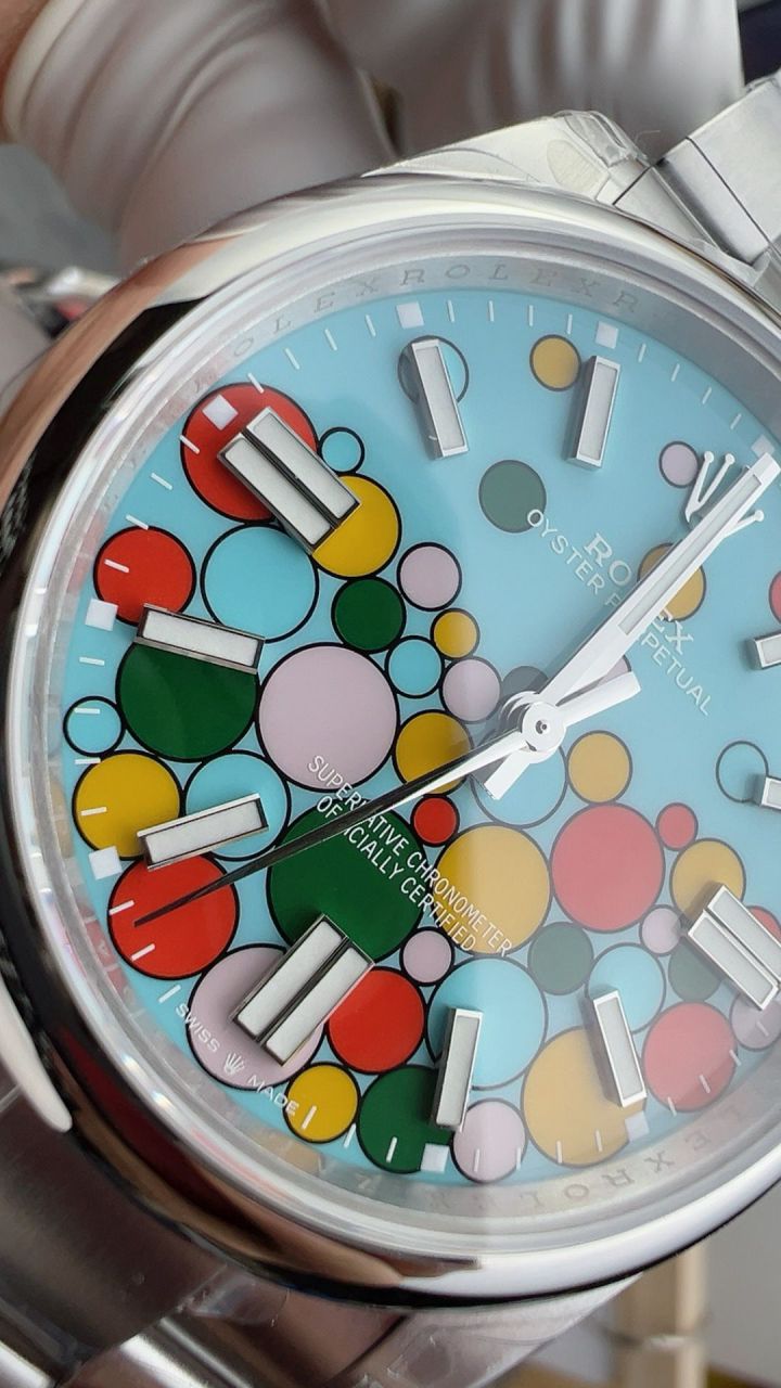 vs劳力士蚝式恒动气球泡泡m124300-0008（41毫米）腕表 /  