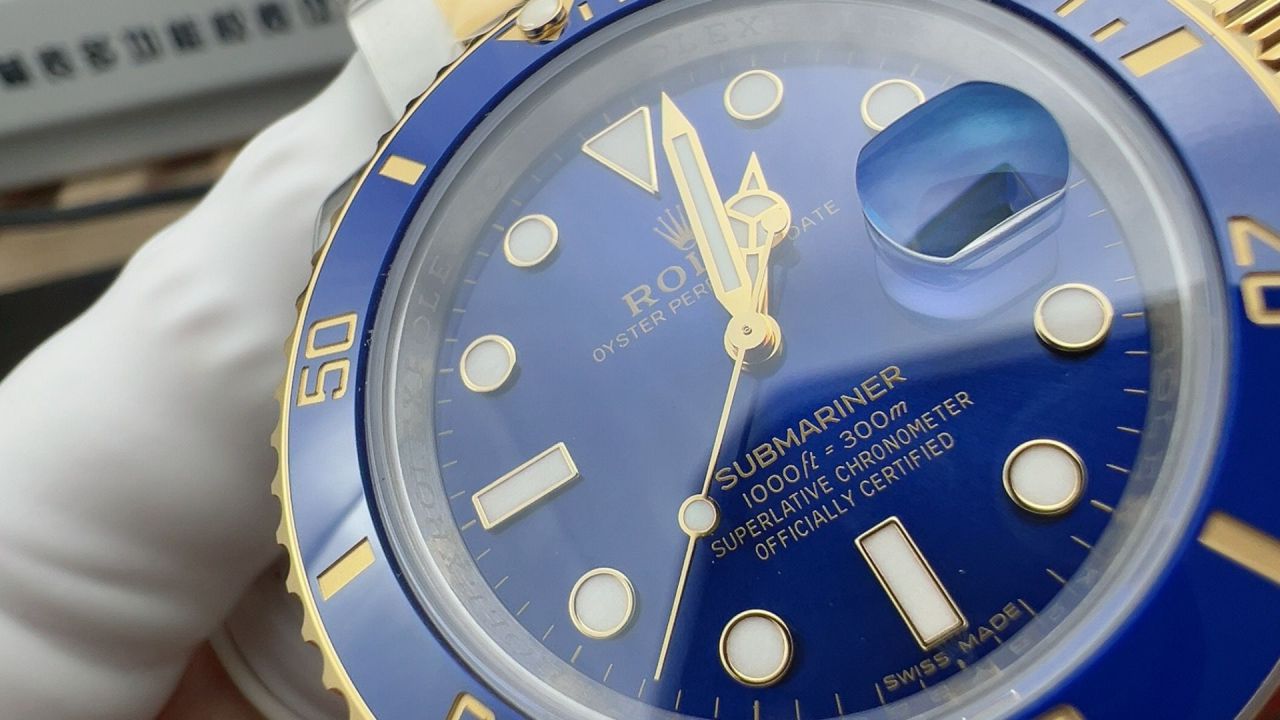 VS劳力士潜航者二代116613LB-0005 蓝盘腕表(间金蓝鬼) /  