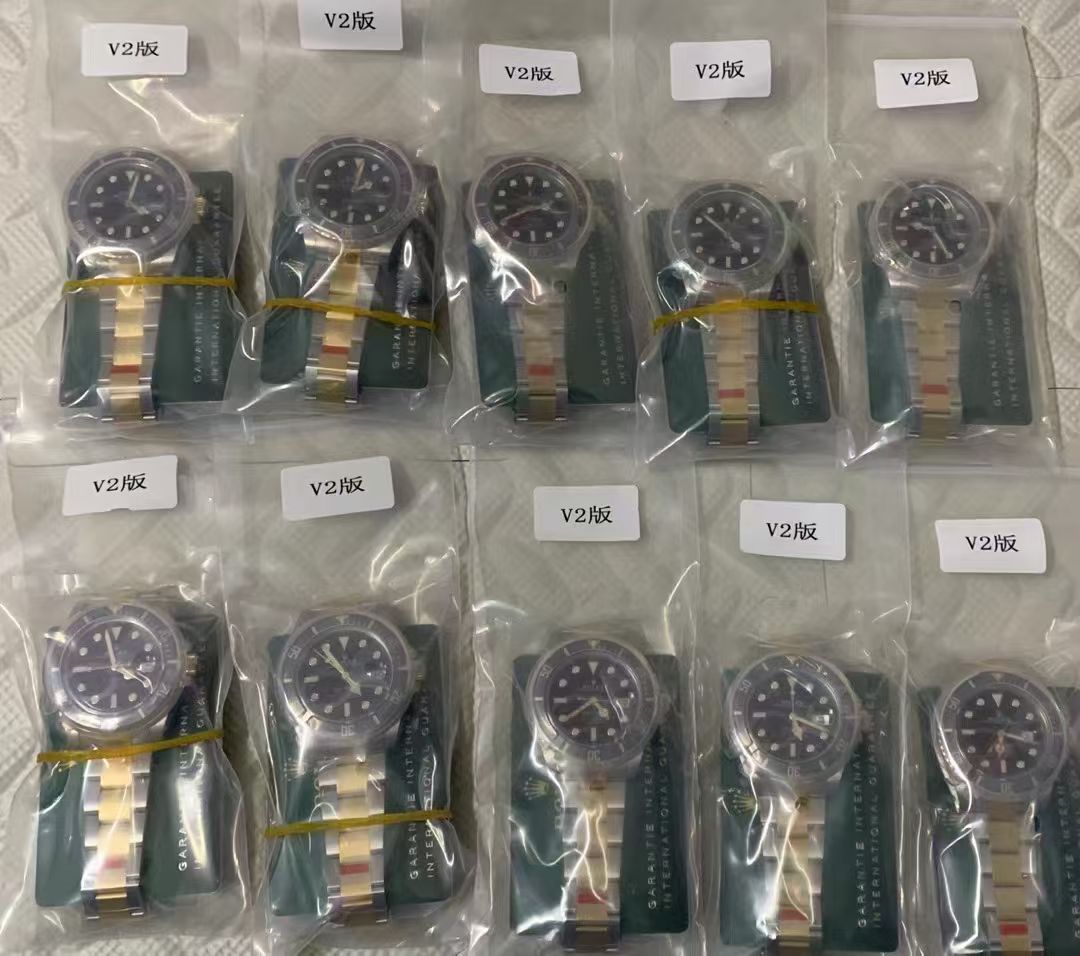 视频评测VS厂V2配重170克+劳力士潜航者型间金蓝水鬼顶级复刻m126613lb-0002腕表 /  