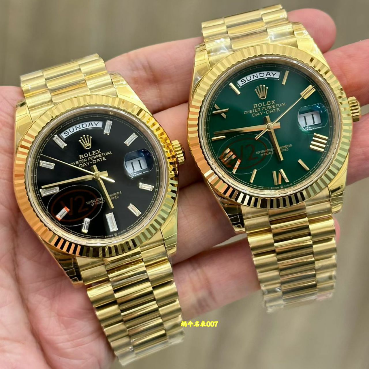 视频评测VS厂182 克 配重版劳力士星期日历型系列m228238-0059腕表(黑冰糖) /  