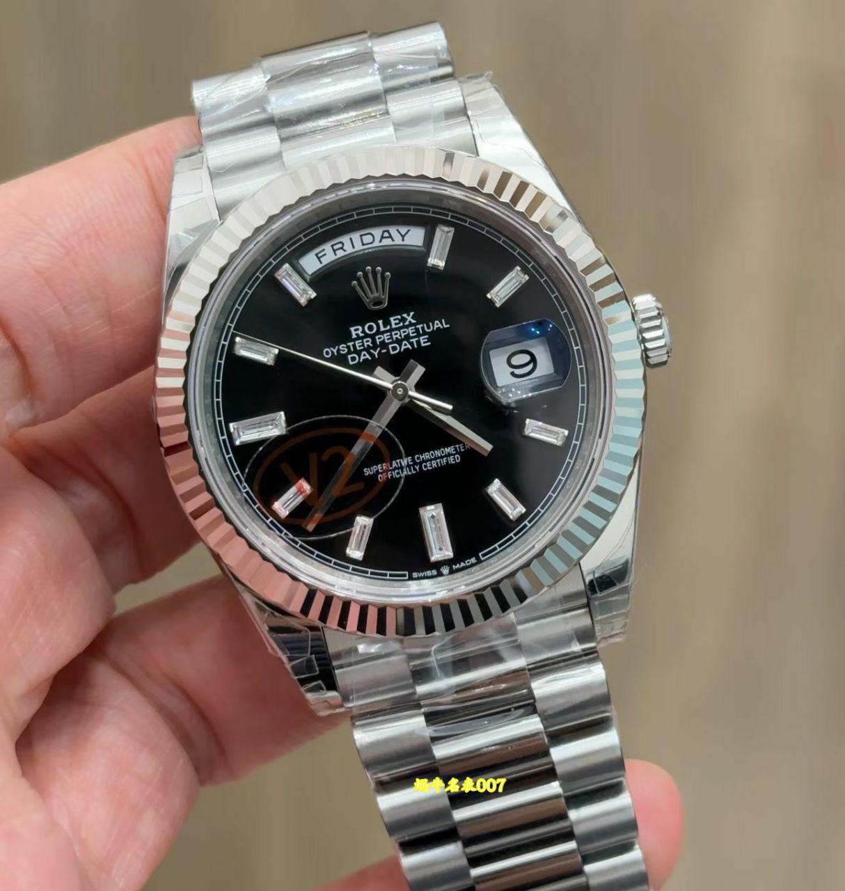 视频评测VS厂182 克 配重版劳力士星期日历型系列m228238-0059腕表(黑冰糖) /  