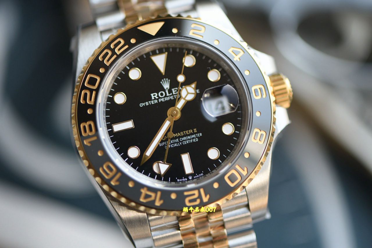 视频评测VS配重间金皮蛋圈劳力士格林尼治型II系列m126713grnr-0001腕表 /  