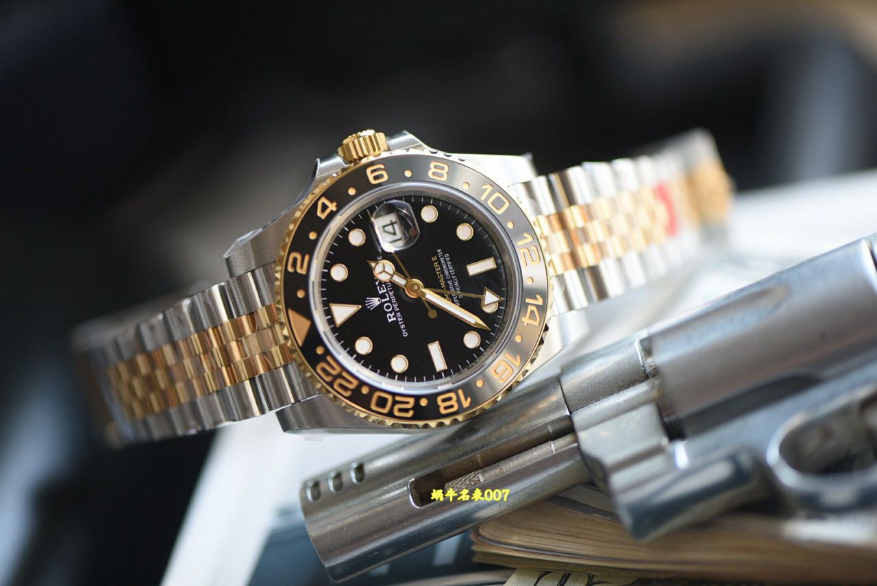 视频评测VS配重间金皮蛋圈劳力士格林尼治型II系列m126713grnr-0001腕表 /  