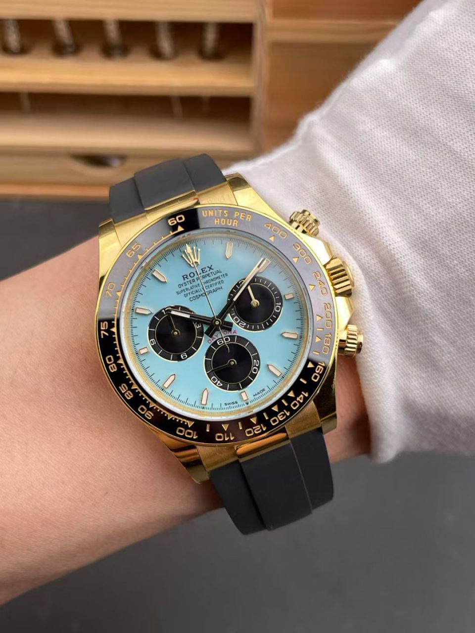 VS配重劳力士蒂芙尼蓝迪宇宙计型迪通拿顶级复刻手表M126518LN-0014腕表 /  