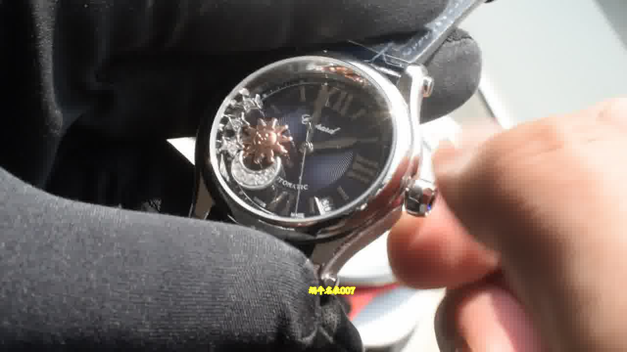 视频评测萧邦顶级复刻女表HAPPY SPORT系列278573-6027腕表 /  