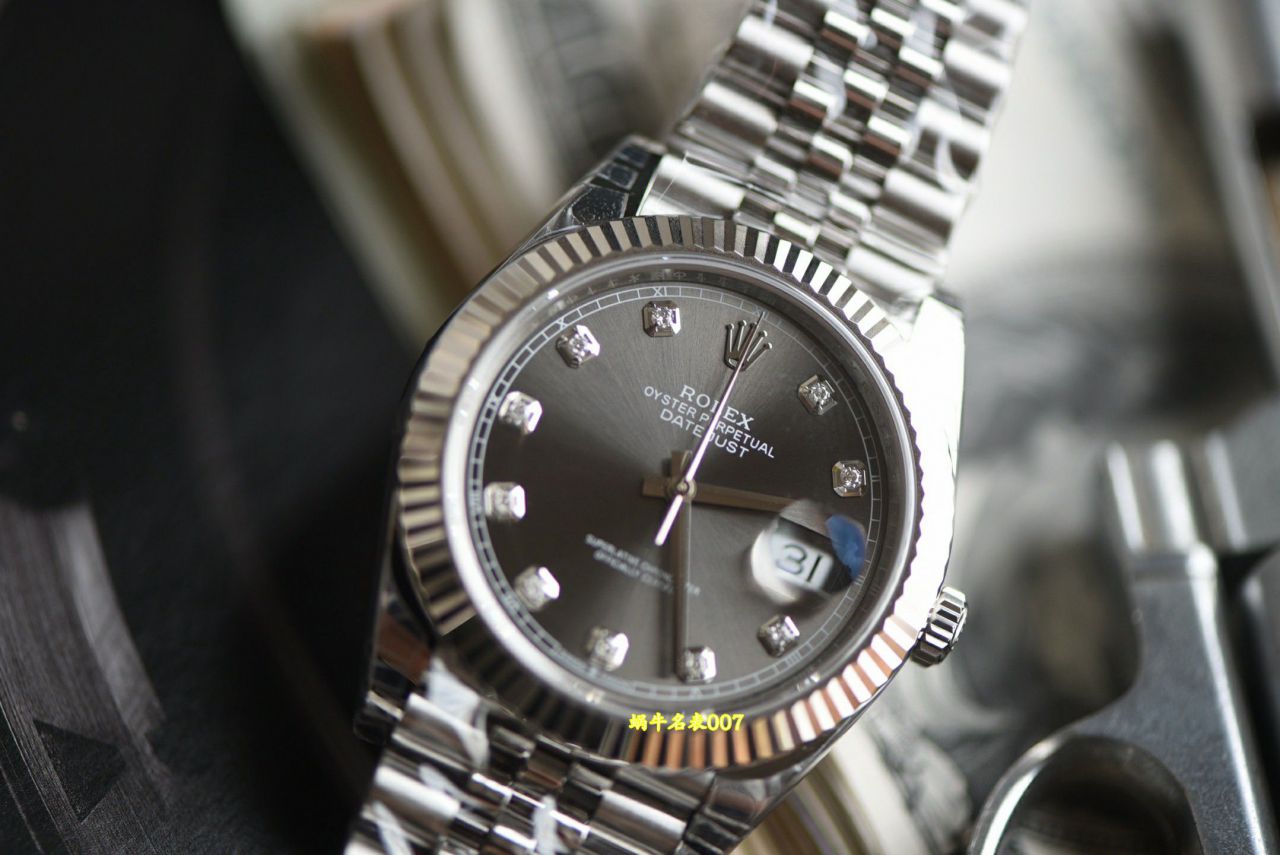 视频评测VS最高版本V2版灰钻劳力士日志型复刻高仿m126334-0006腕表