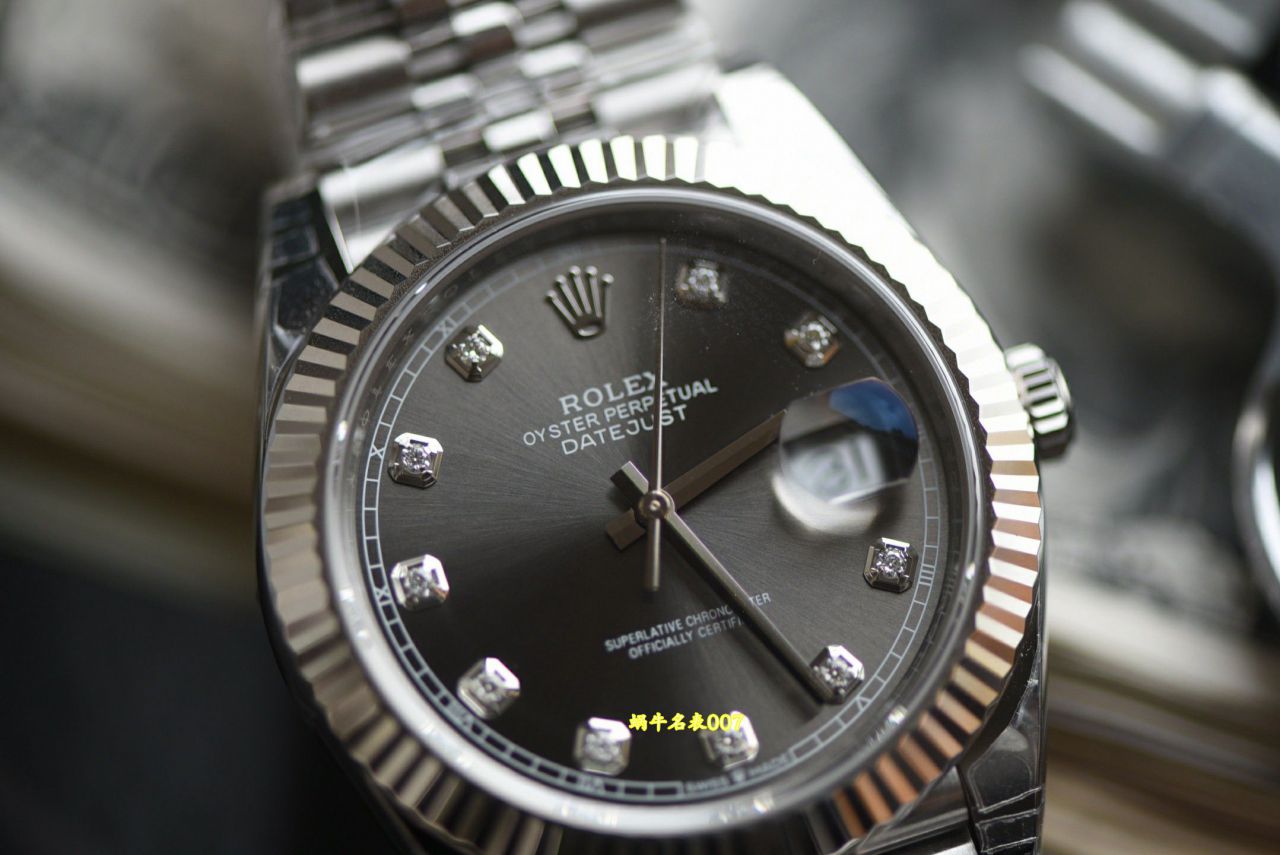 视频评测VS最高版本V2版灰钻劳力士日志型复刻高仿m126334-0006腕表 /  