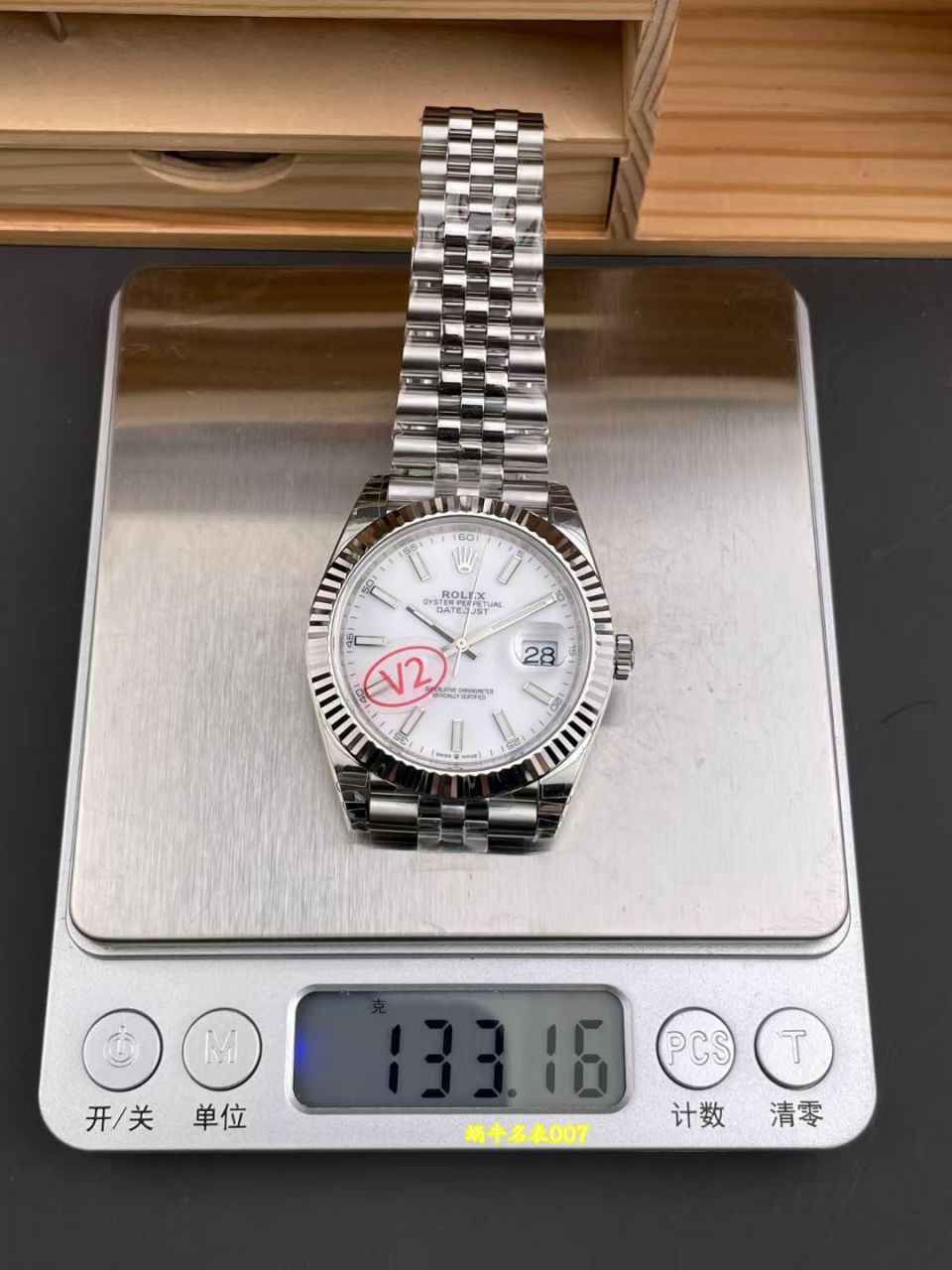 VS V2配重劳力士日志型系列复刻手表m126334-0018腕表 /  