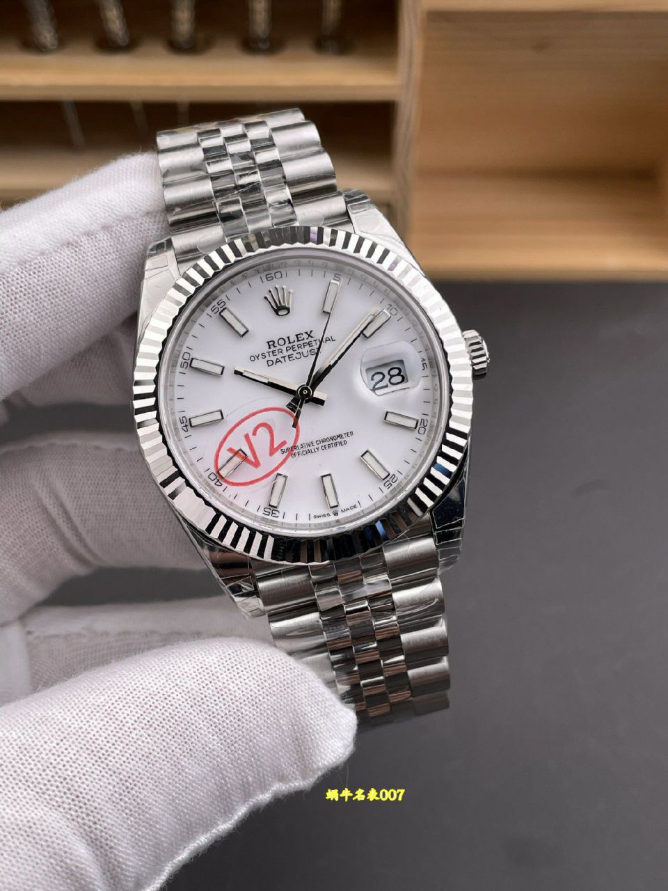 VS V2配重133克劳力士日志型复刻手表m126334-0010腕表 /  