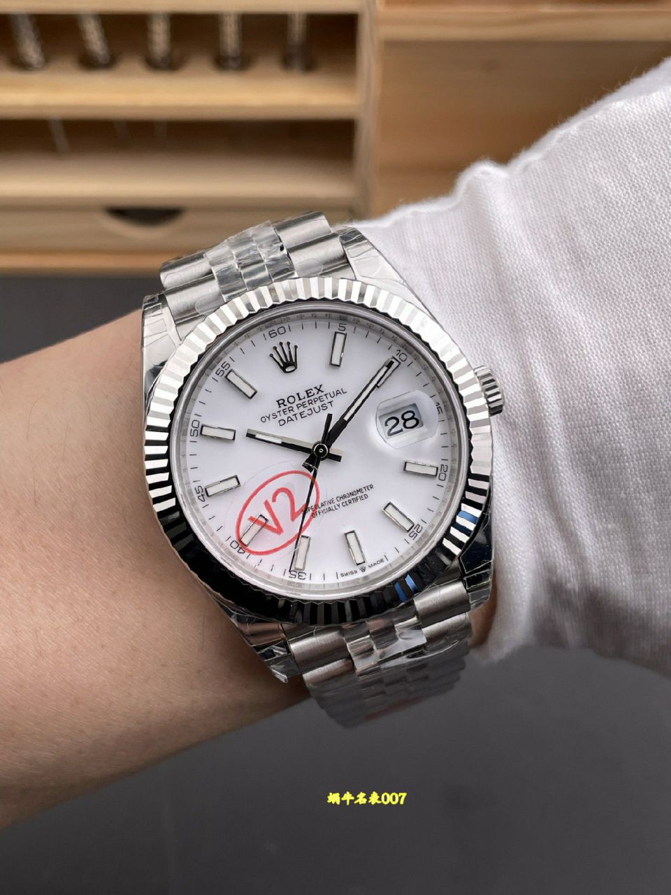 VS V2配重133克劳力士日志型复刻手表m126334-0010腕表 /  