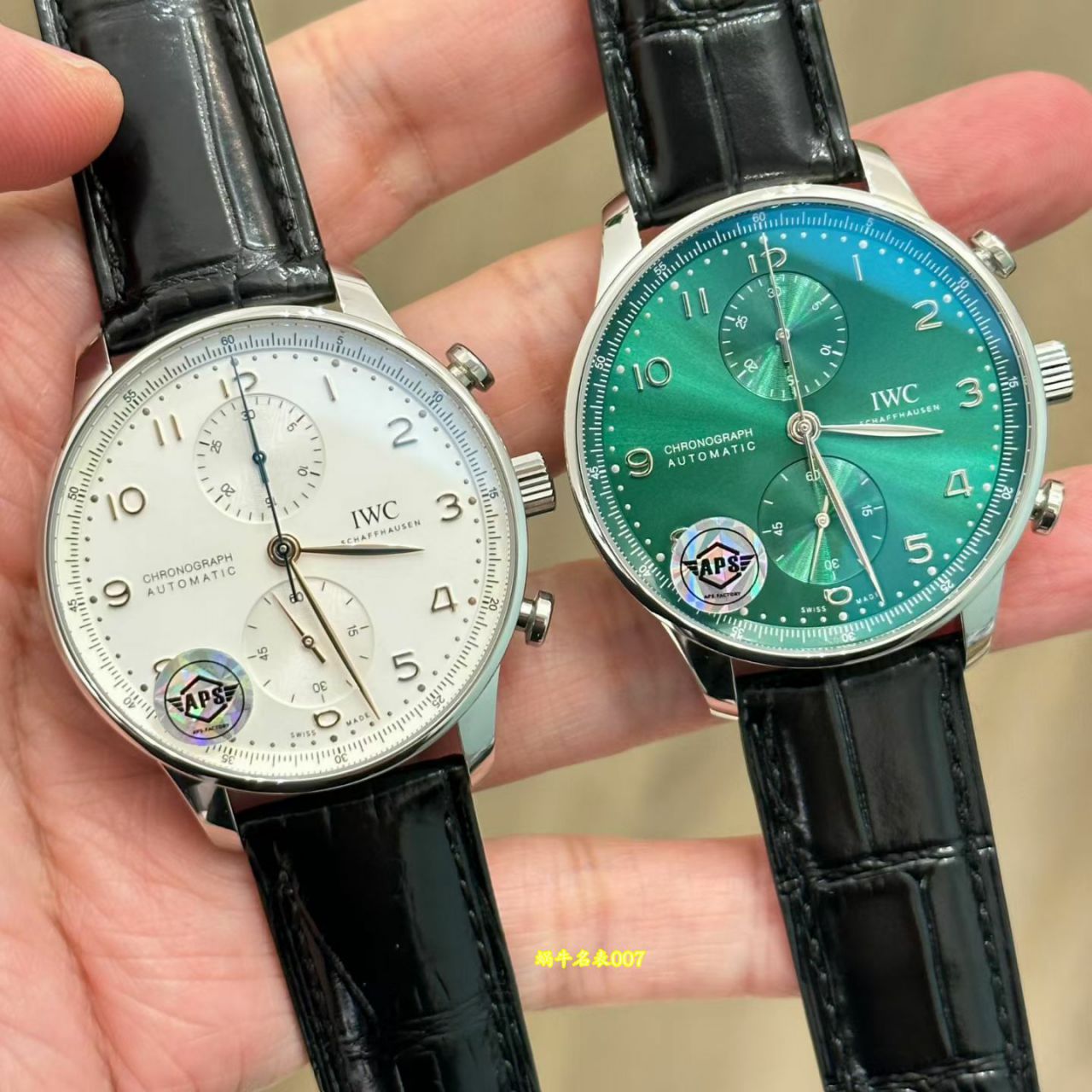 APS厂一体机IWC万国表葡萄牙背透葡计复刻手表IW371615腕表 /  
